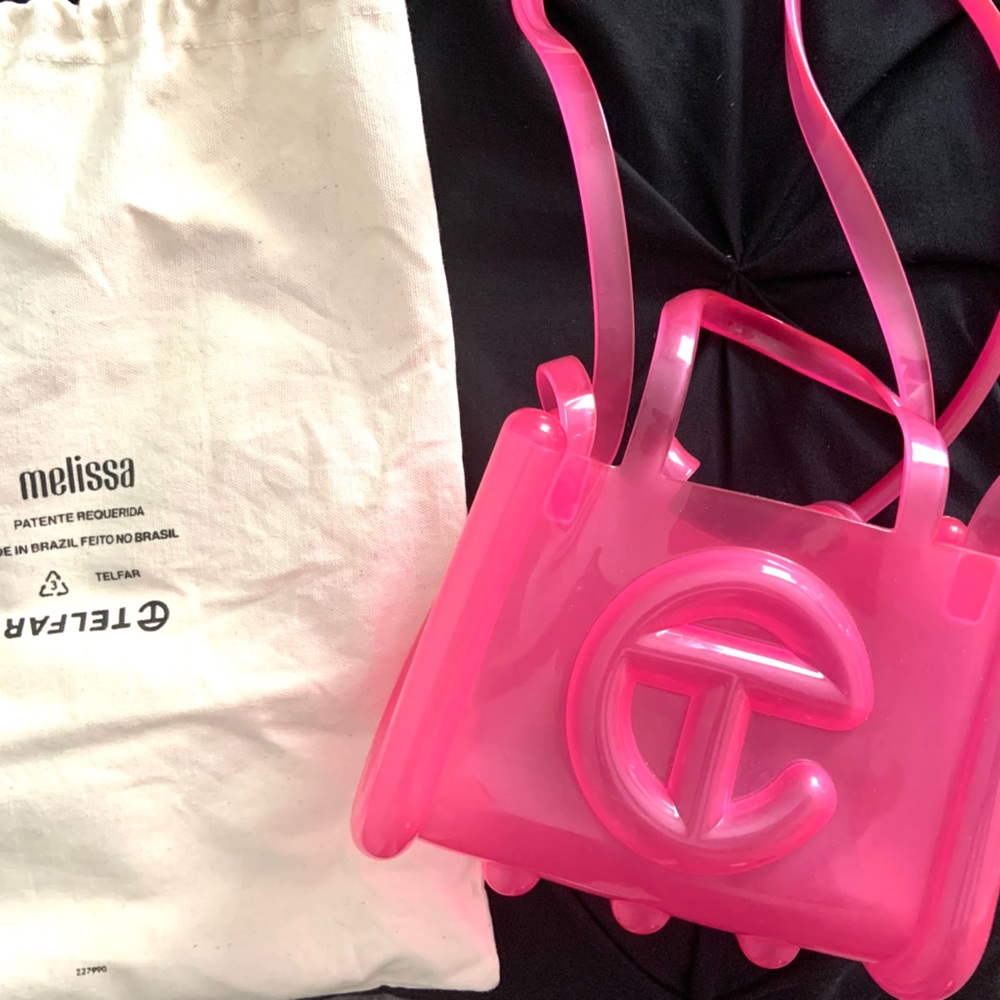 Telfar x Melissa small jelly shopper